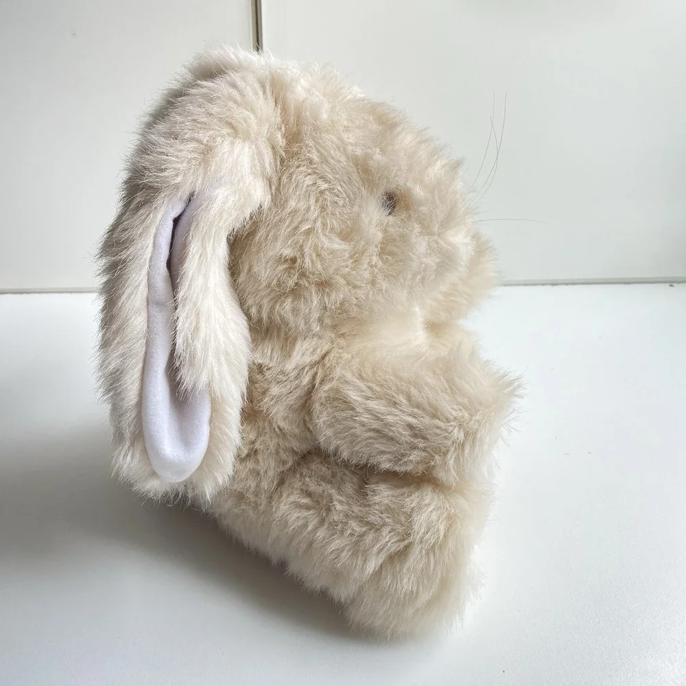 Vtg Applause 1987 Bunny Rabbit Plush Tan Beige Cream Stuffed Animal Korea‎ 12